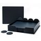 Dacasso Navy Blue Leatherette 23-Piece Conference Room Set DF-4651 - alternate 3